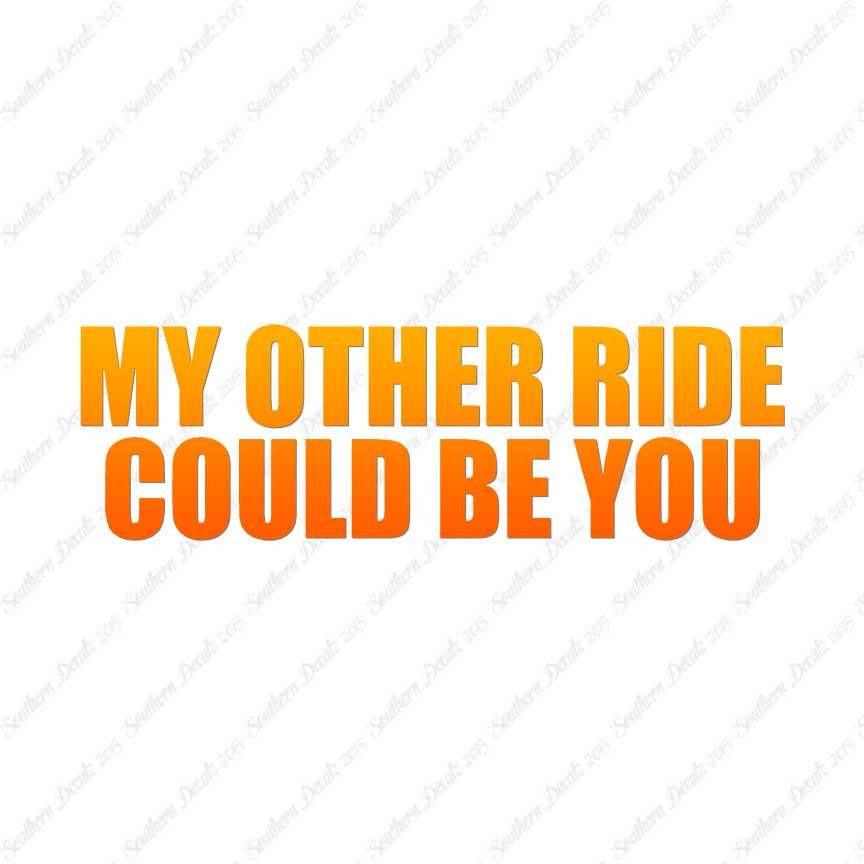 Other Ride Could Be You