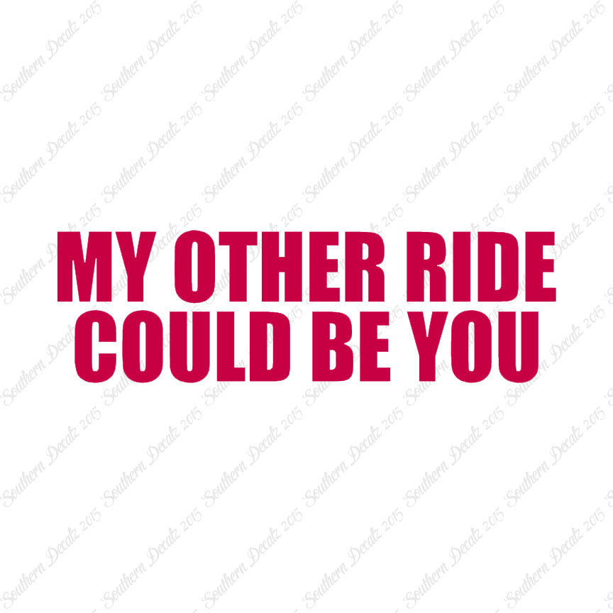 Other Ride Could Be You
