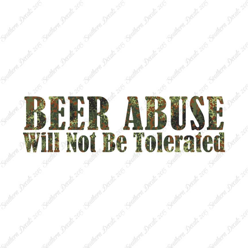 Beer Abuse Not Tolerated