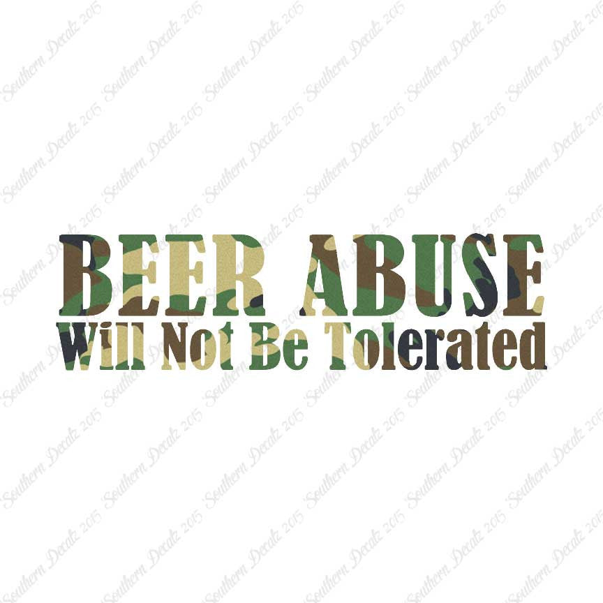 Beer Abuse Not Tolerated