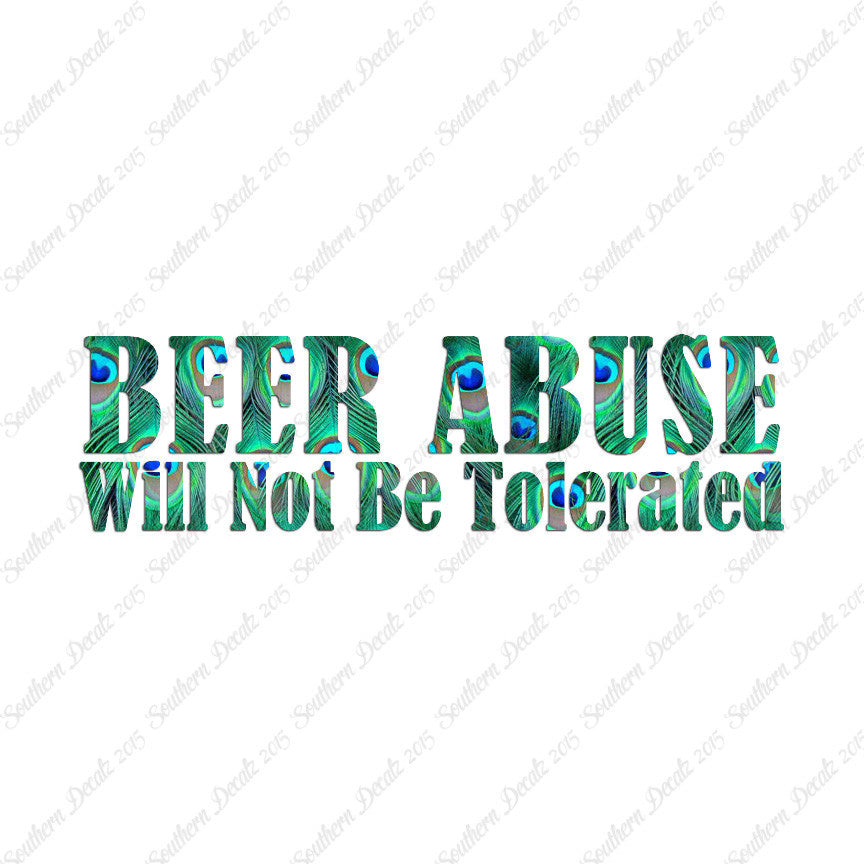 Beer Abuse Not Tolerated