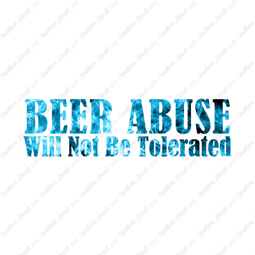 Beer Abuse Not Tolerated