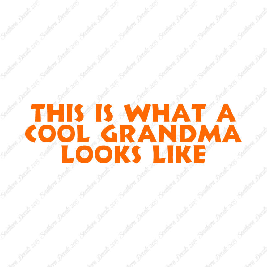 Cool Grandma Looks Like