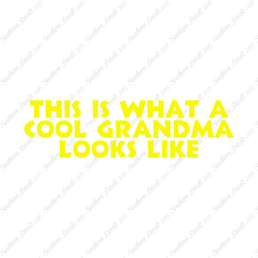 Cool Grandma Looks Like