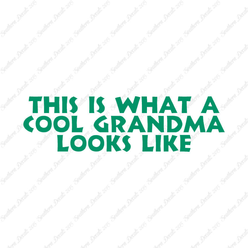 Cool Grandma Looks Like