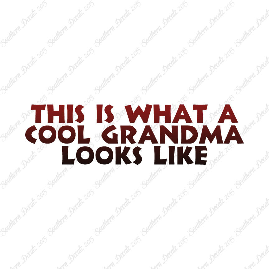 Cool Grandma Looks Like