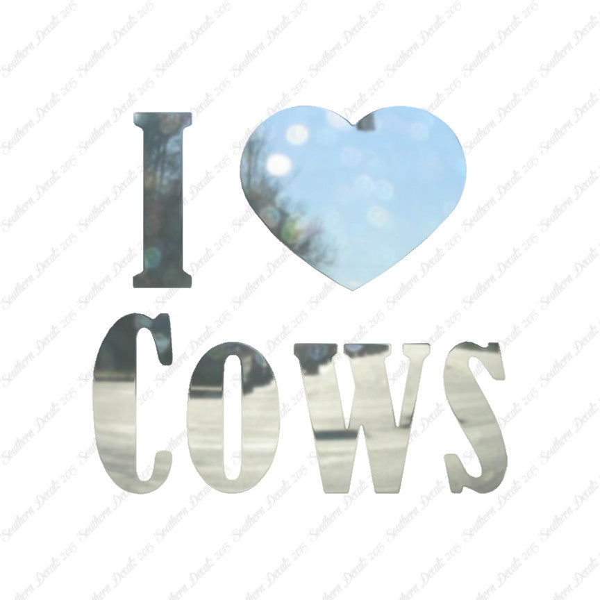 I Heart Love Cows