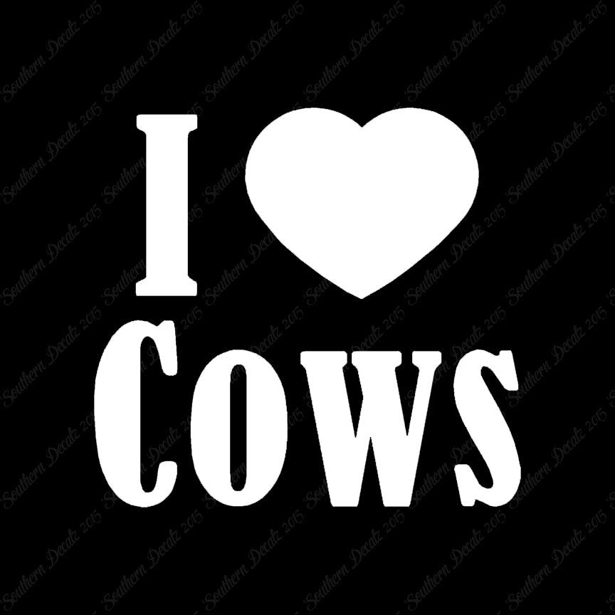 I Heart Love Cows