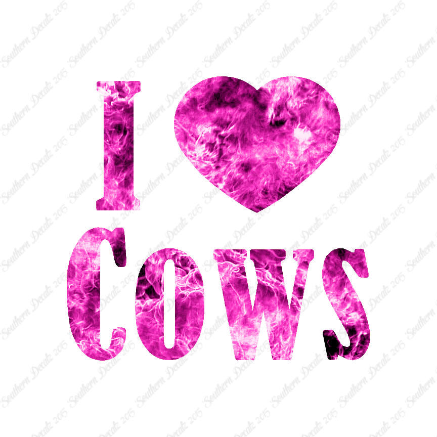 I Heart Love Cows