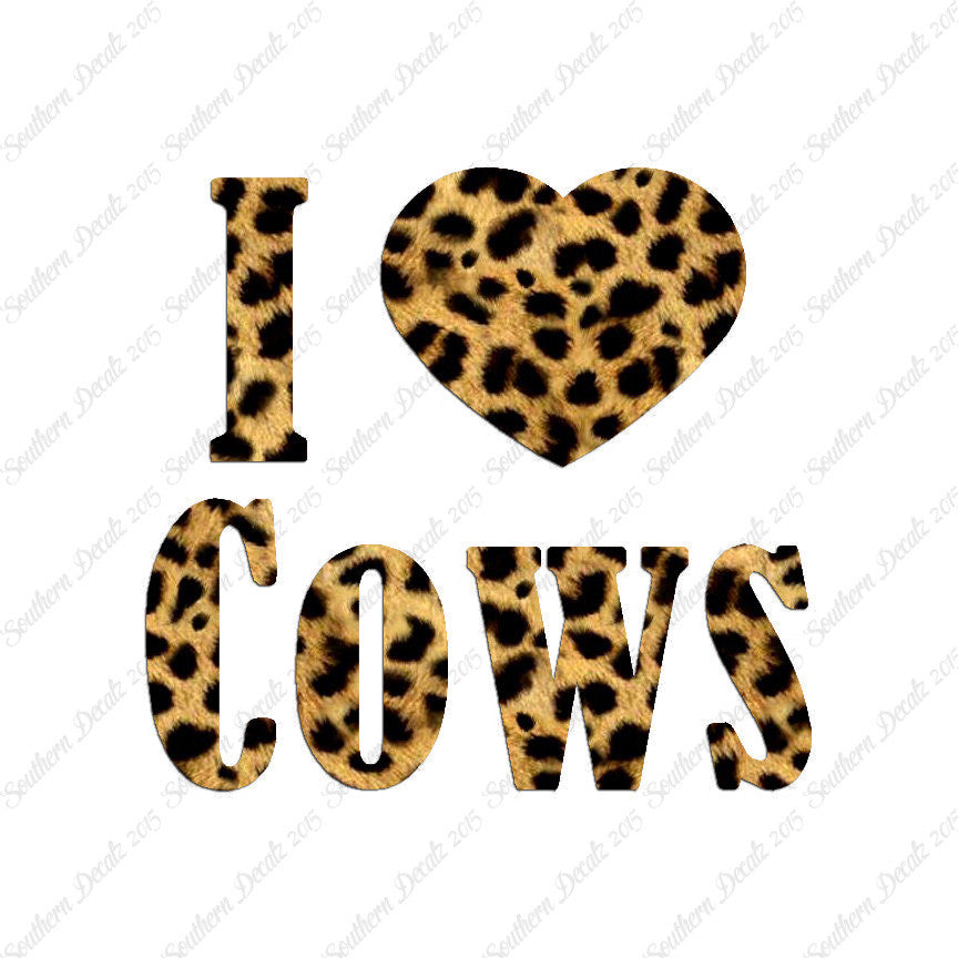 I Heart Love Cows