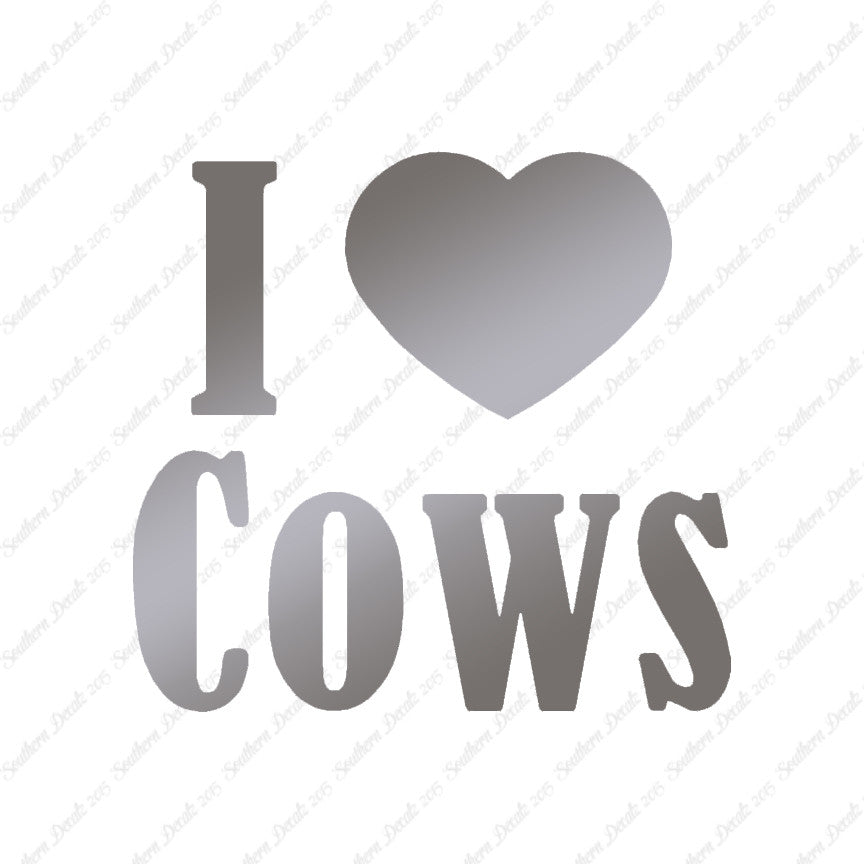 I Heart Love Cows