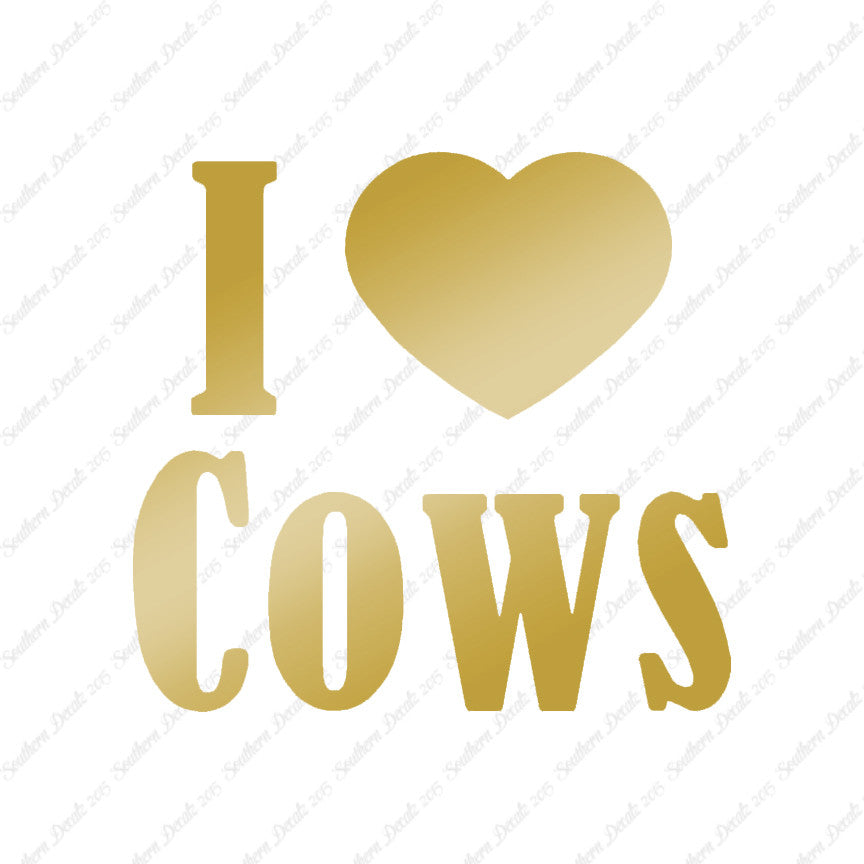 I Heart Love Cows