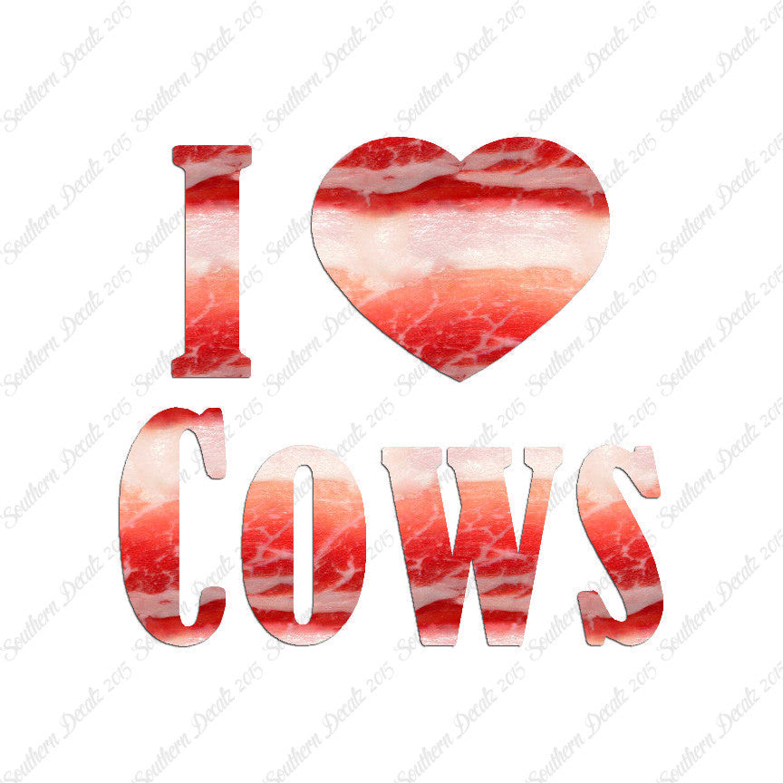 I Heart Love Cows