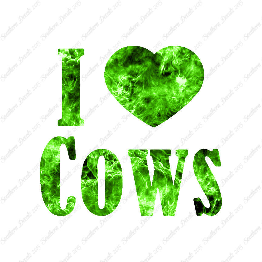 I Heart Love Cows