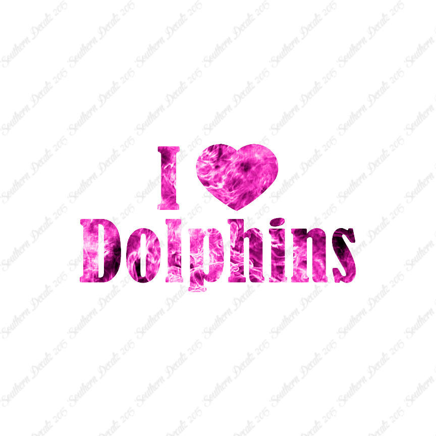 I Heart Love Dolphins