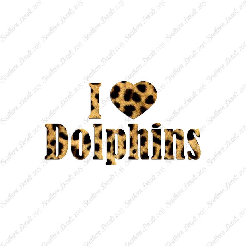 I Heart Love Dolphins