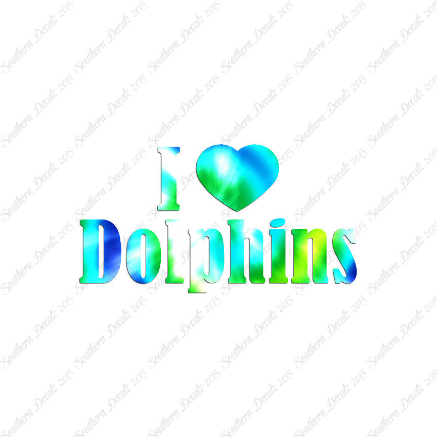 I Heart Love Dolphins