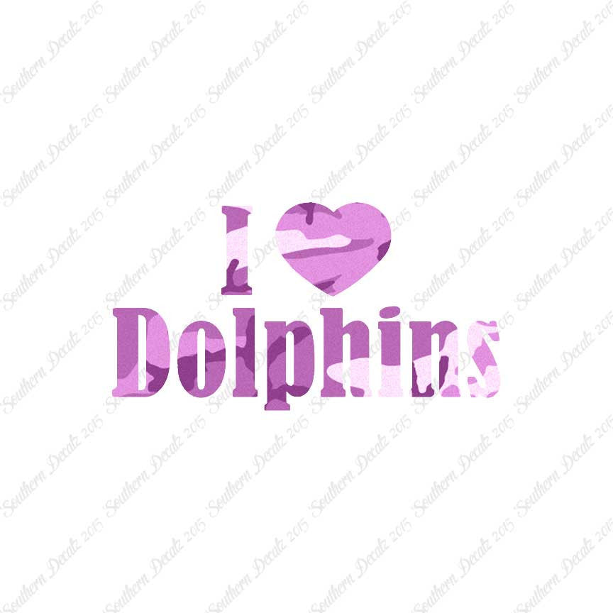I Heart Love Dolphins