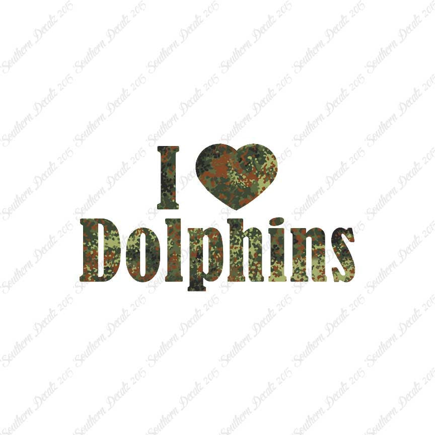 I Heart Love Dolphins