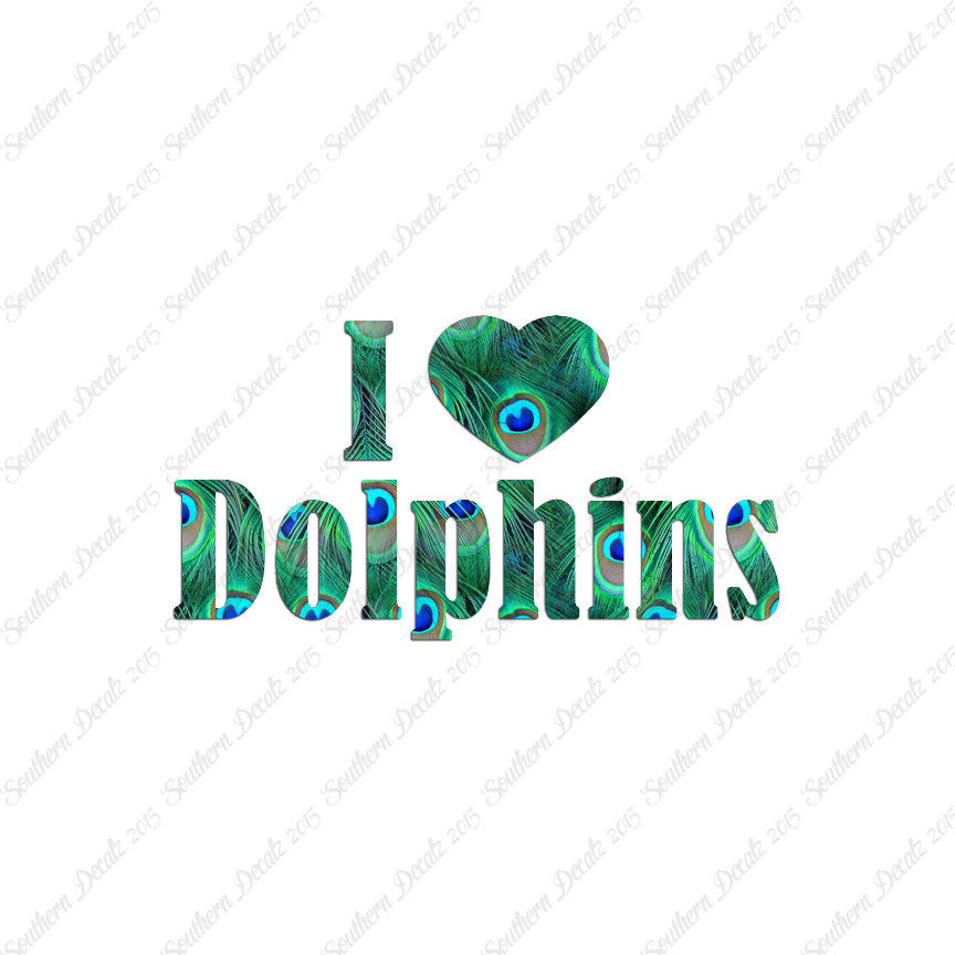 I Heart Love Dolphins