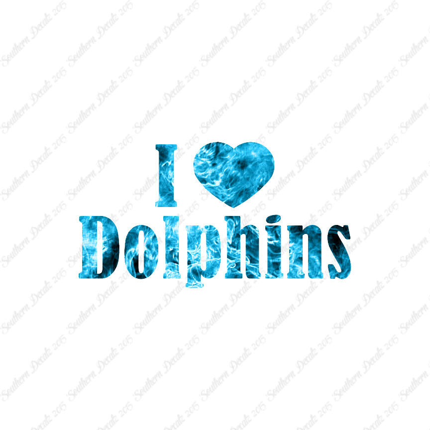 I Heart Love Dolphins