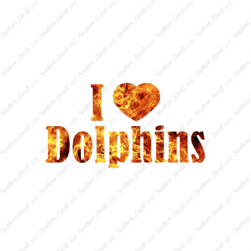 I Heart Love Dolphins