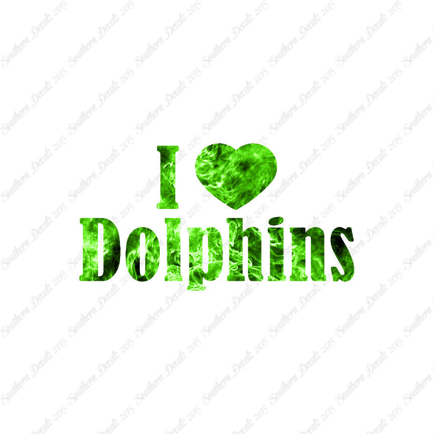 I Heart Love Dolphins