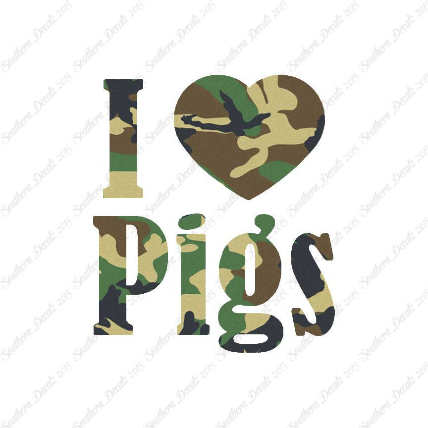I Heart Love Pigs