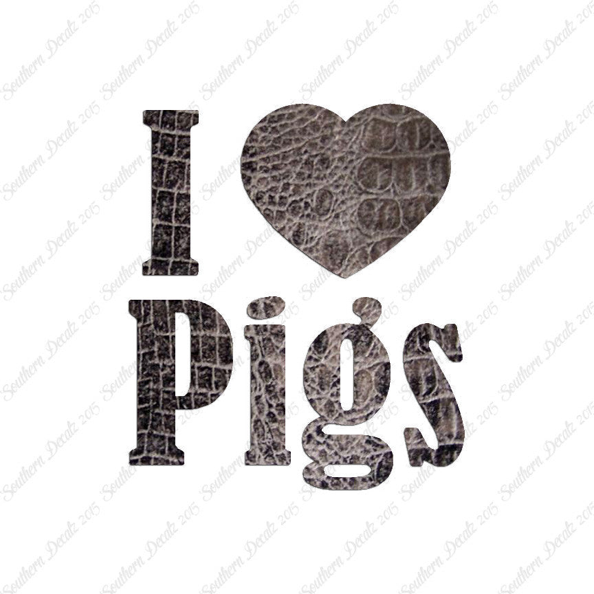 I Heart Love Pigs