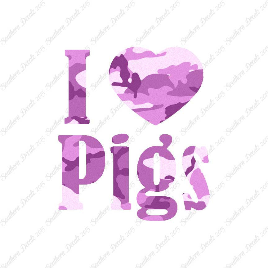 I Heart Love Pigs