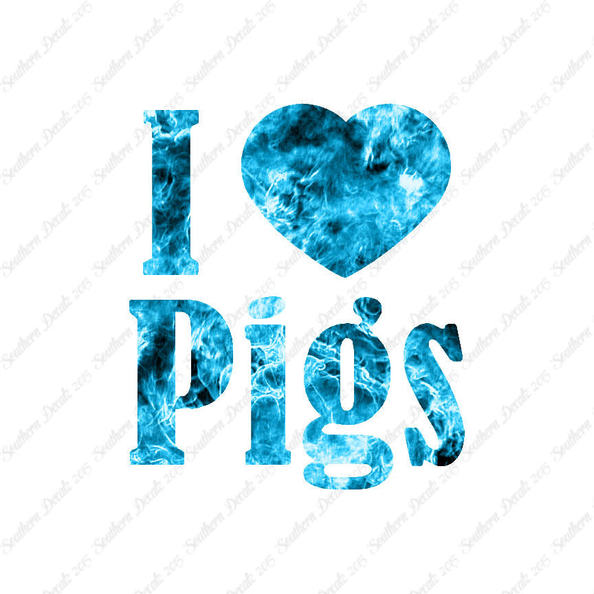 I Heart Love Pigs