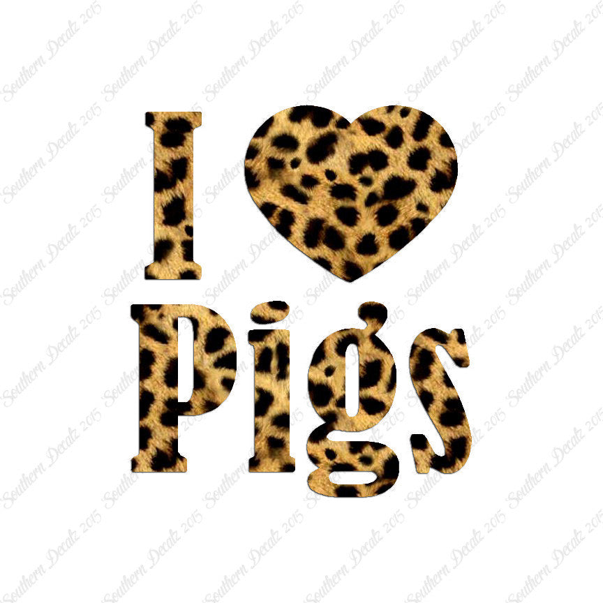 I Heart Love Pigs