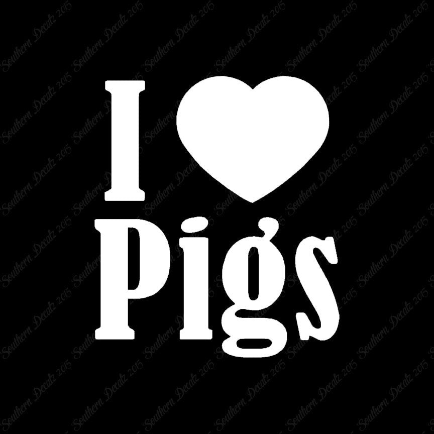 I Heart Love Pigs