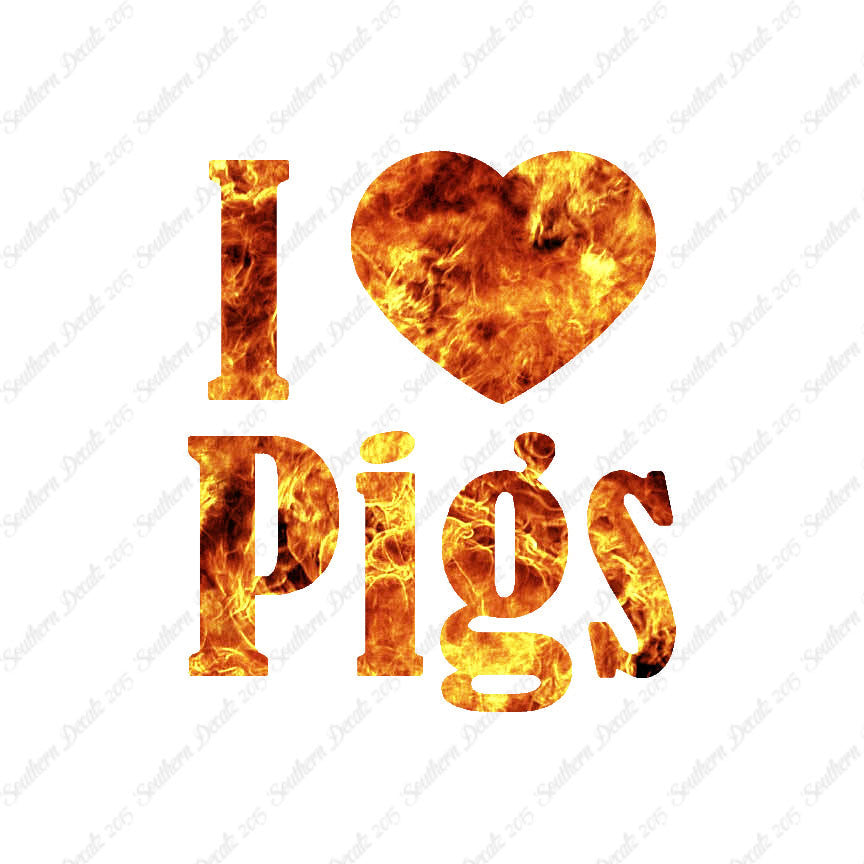 I Heart Love Pigs
