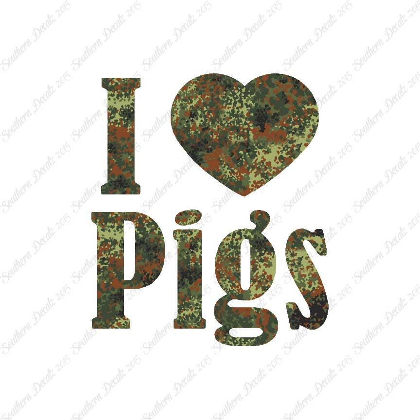 I Heart Love Pigs