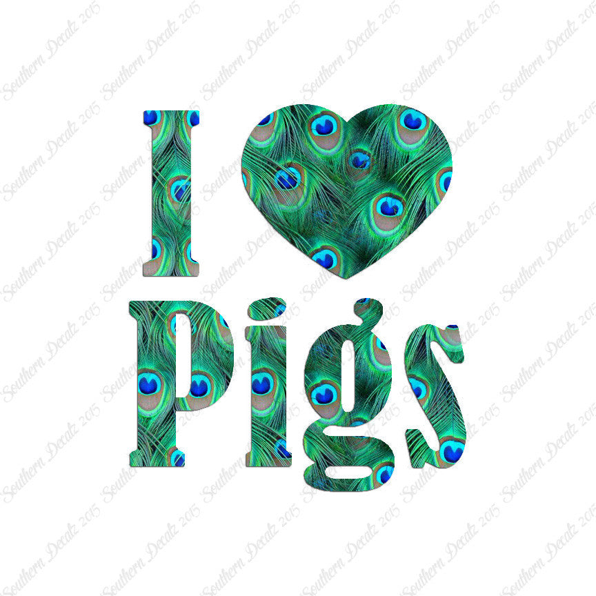 I Heart Love Pigs