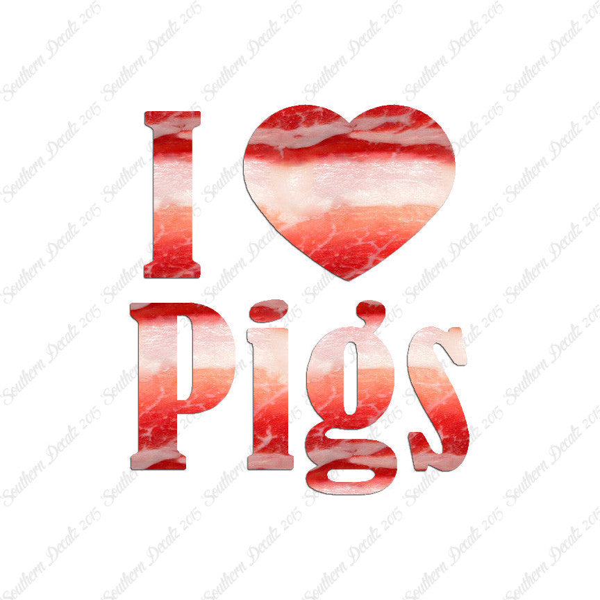 I Heart Love Pigs