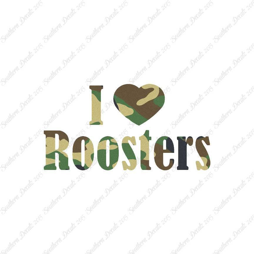 I Heart Love Roosters
