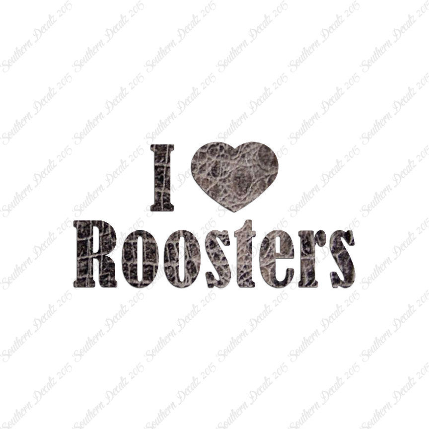 I Heart Love Roosters
