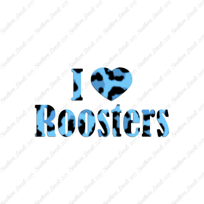 I Heart Love Roosters
