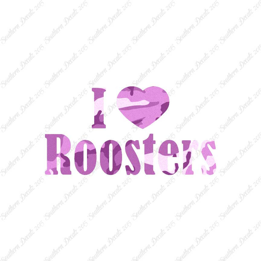 I Heart Love Roosters