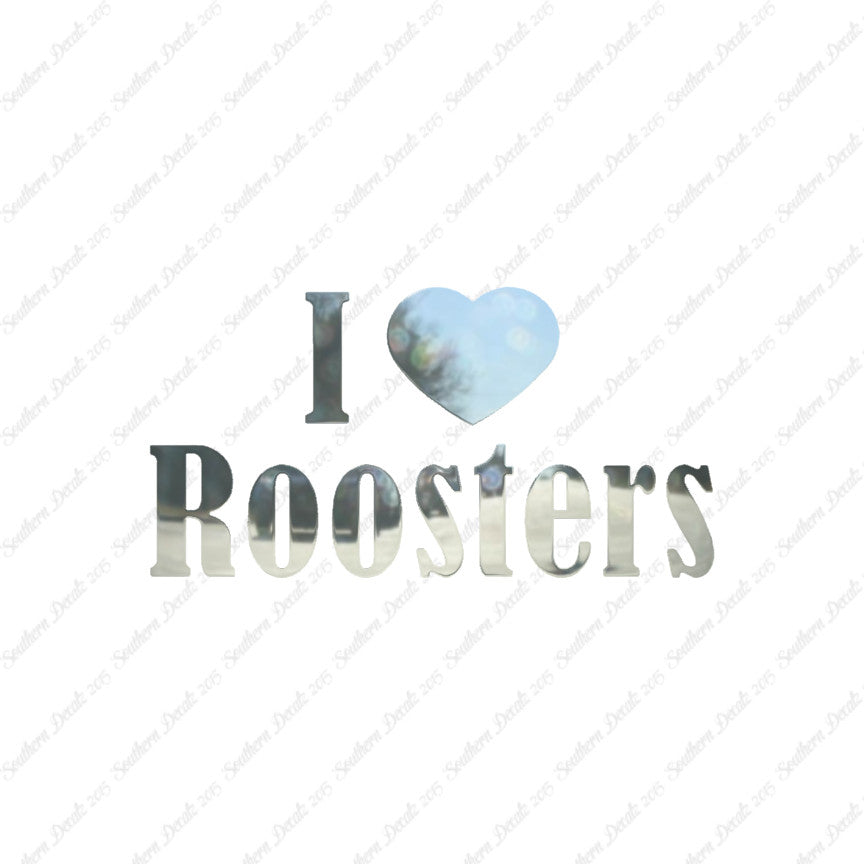 I Heart Love Roosters