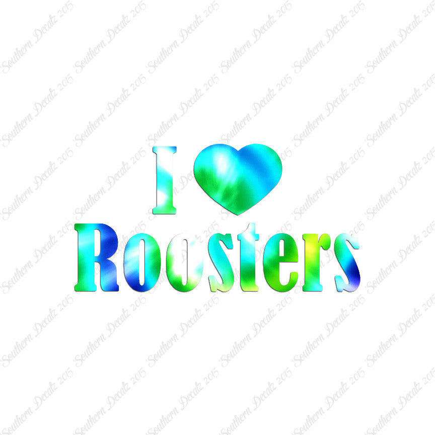 I Heart Love Roosters