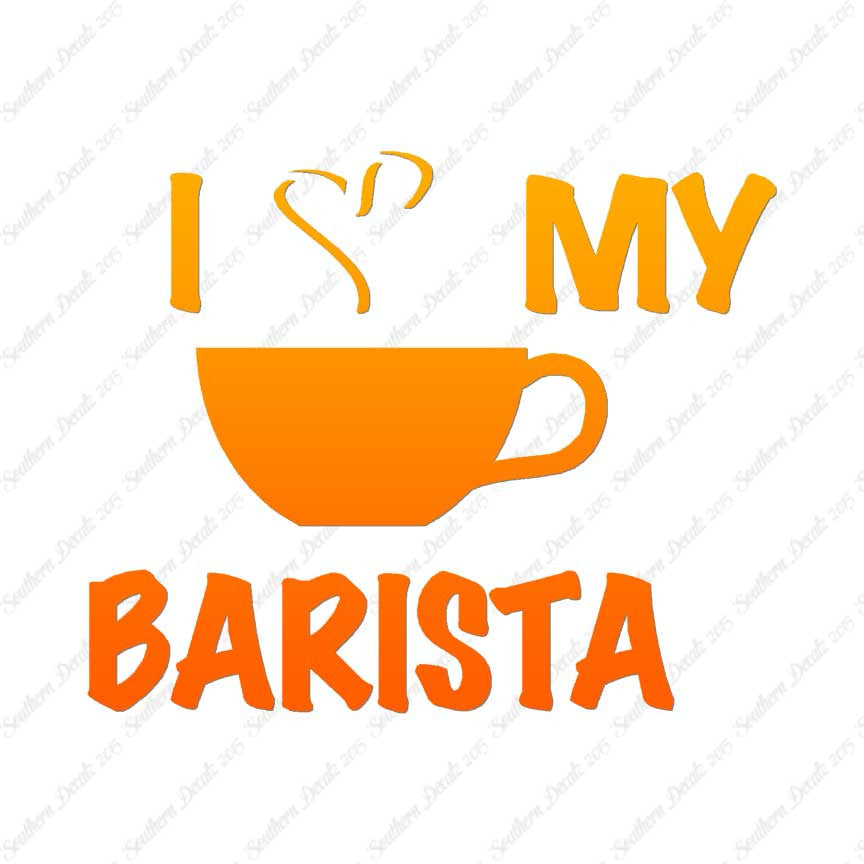 I Heart Love My Barista