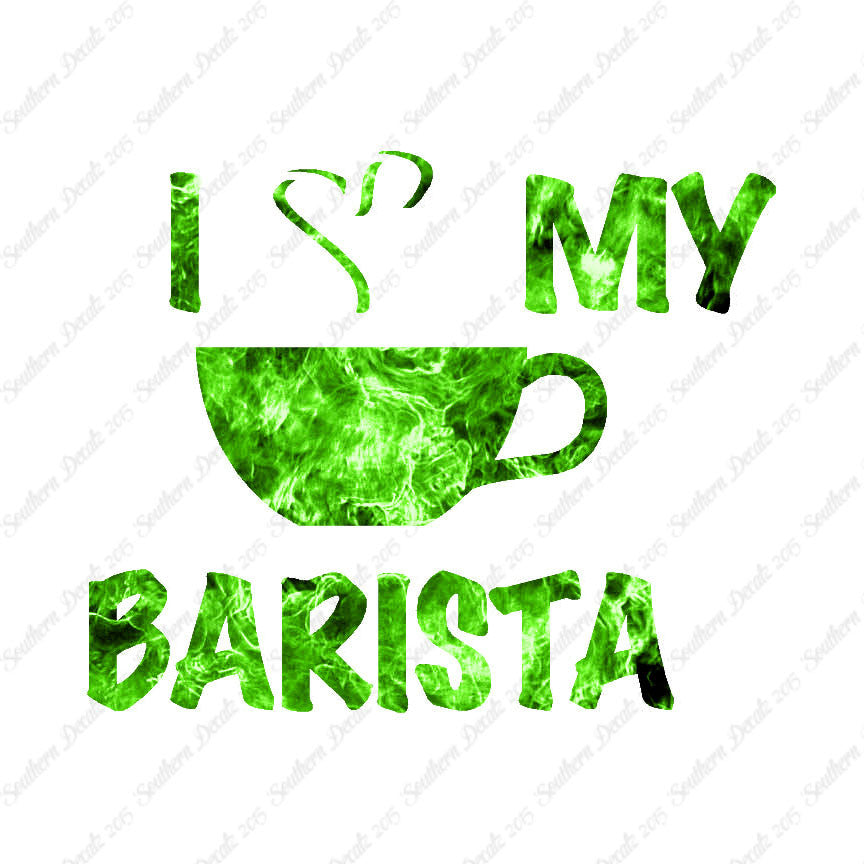 I Heart Love My Barista