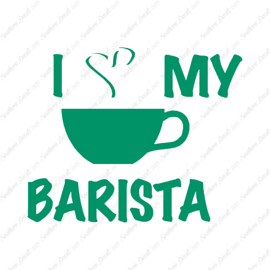 I Heart Love My Barista