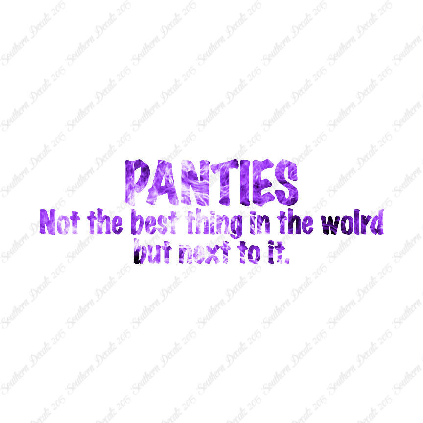 Panties Next To The Best Thing