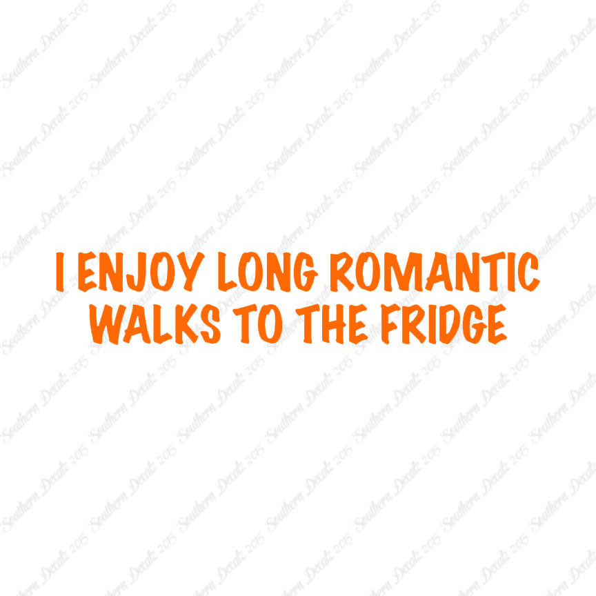 Romantic Walks To The Fridge