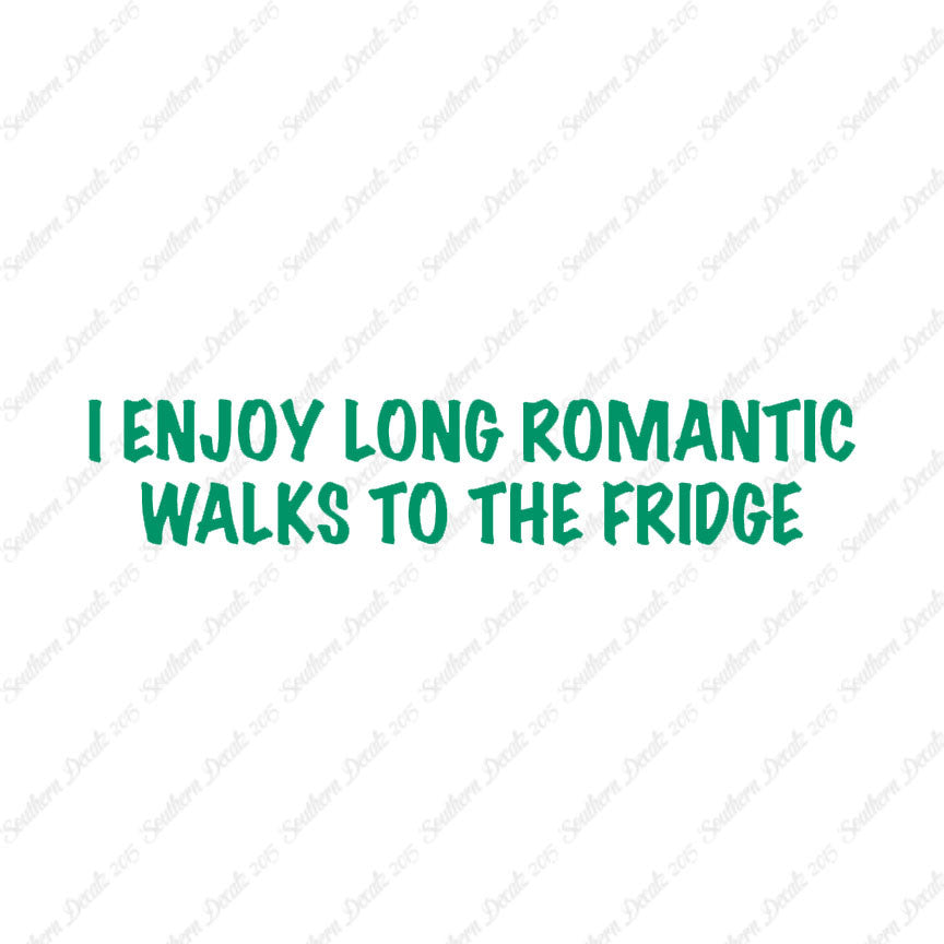 Romantic Walks To The Fridge