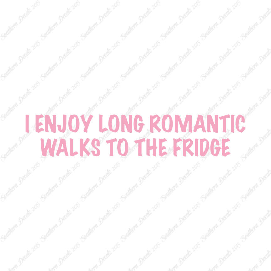 Romantic Walks To The Fridge
